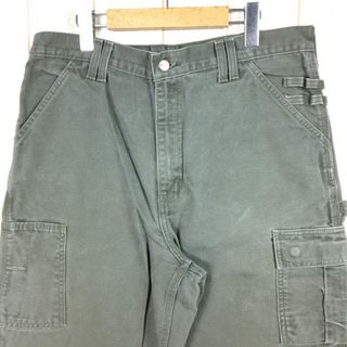 カーハート(carhartt)のMENs W-34 L-32  カーハート ウォッシュド ダック ユーティリティ ツール パンツ Washed Duck Utility Tool Pant ワークパンツ カーゴパンツ 生産終了モデル 入手困難 CARHARTT B112 MOS Moss Green グリーン系(その他)