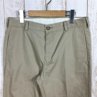 エルエルビーン(L.L.Bean)のMENs W-30 L-30  エルエルビーン リンクルフリー（形態安定） ダブルエル チノパンツ スタンダードフィット タックなし Wrinkle-Free Double L Chinos, Standard Fit Plain Front LLBEAN 290508 ベージュ系(その他)