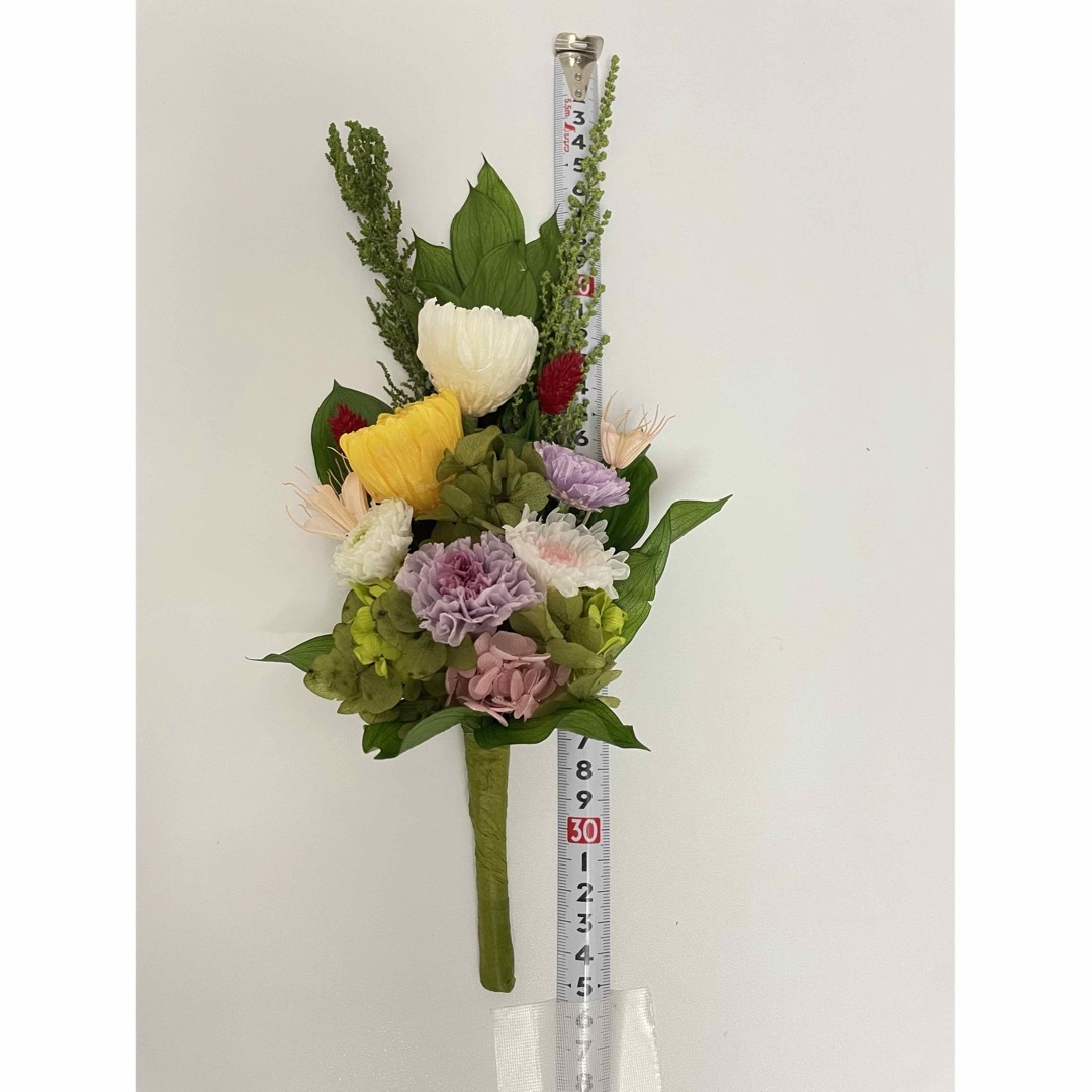 プリザーブドフラワー仏花　一基　花器無し　約35cm  お盆　お供え