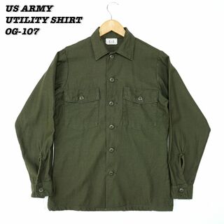 ミリタリー(MILITARY)のUS ARMY UTILITY SHIRT OG-107 1976s 14.5(シャツ)