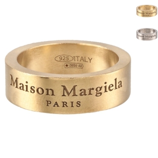 マルタンマルジェラ(Maison Martin Margiela)のメゾン マルジェラ MAISON MARGIELA リング ミディアム 指輪 ロゴ シルバー925 SM1UQ0081 SV0158 (リング(指輪))