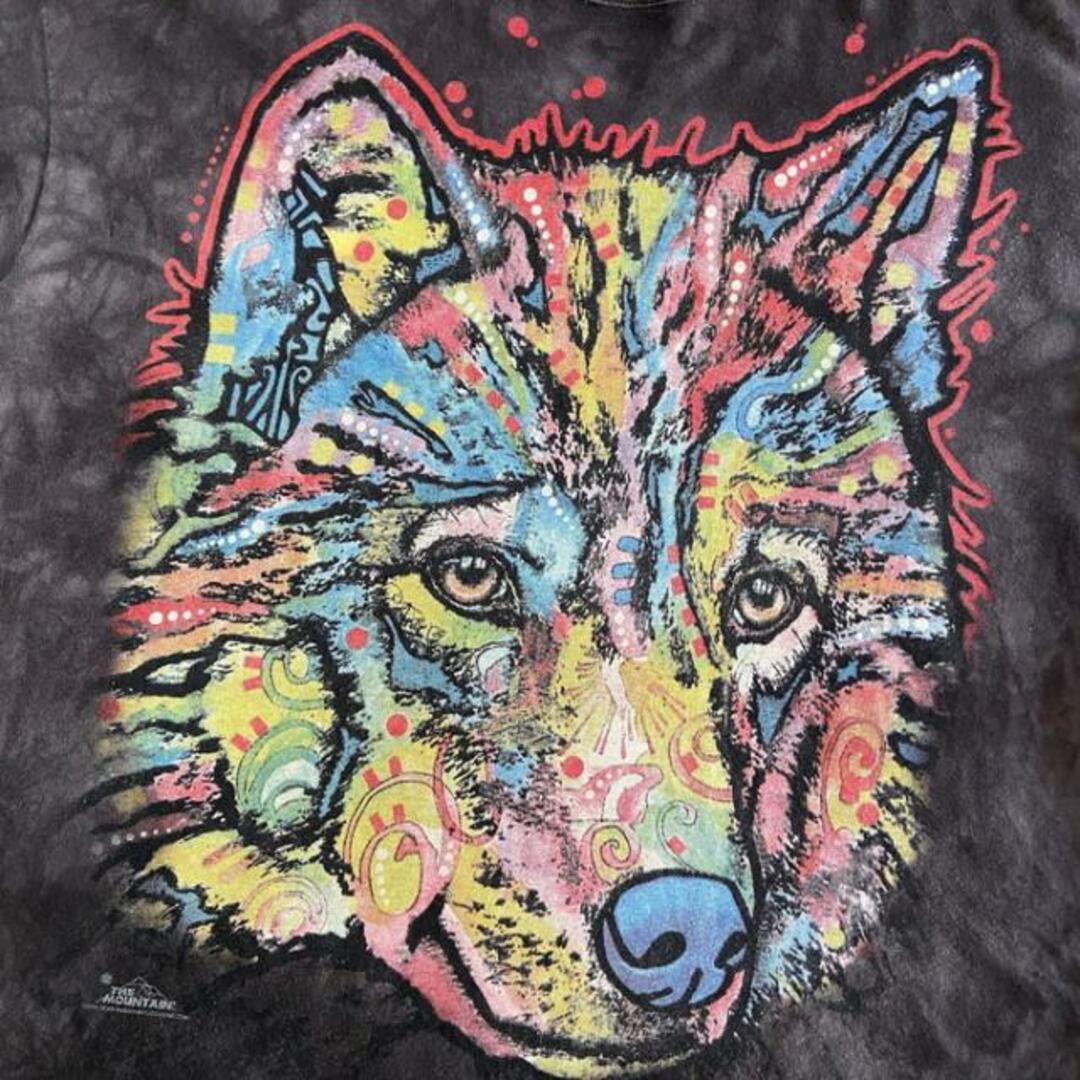 00年代 THE MOUNTAIN 犬 アニマル アート プリントTシャツ メンズ2XL