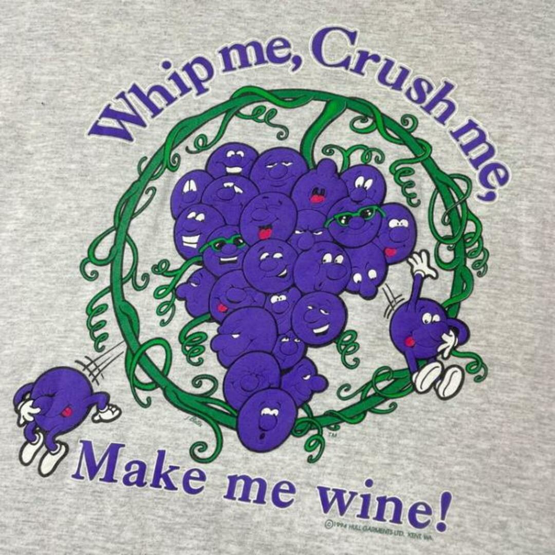90年代 Horton Vineyards ブドウ キャラクター 企業ロゴ アドバタイジング プリントTシャツ メンズL | フリマアプリ ラクマ