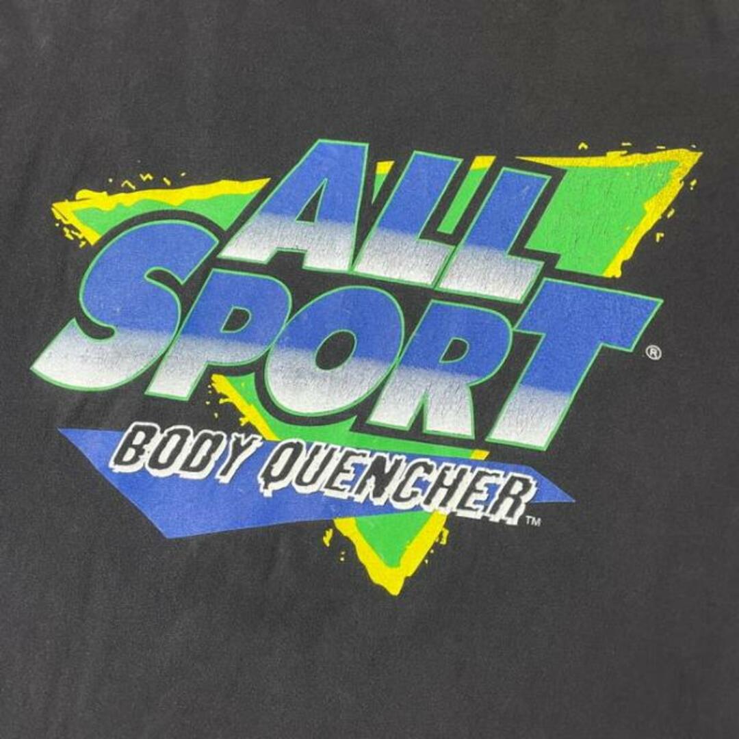 90年代 ALL SPORT BODY QUENCHER 企業ロゴ バックプリントTシャツ