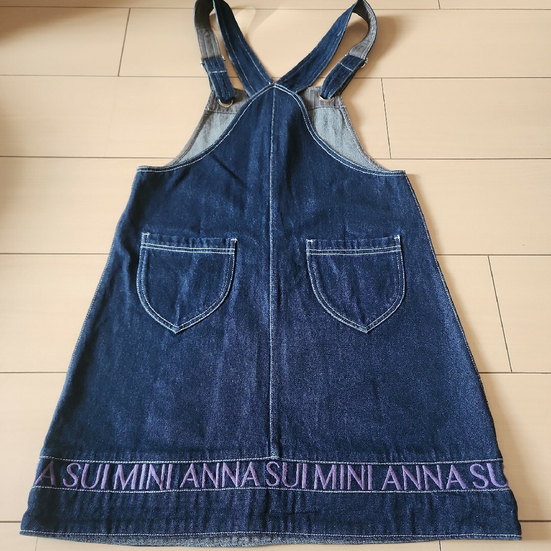 ANNA SUI mini(アナスイミニ)のお値下げ♥️ANNA SUI mini♥️デニムスカート♥️140cm キッズ/ベビー/マタニティのキッズ服女の子用(90cm~)(スカート)の商品写真