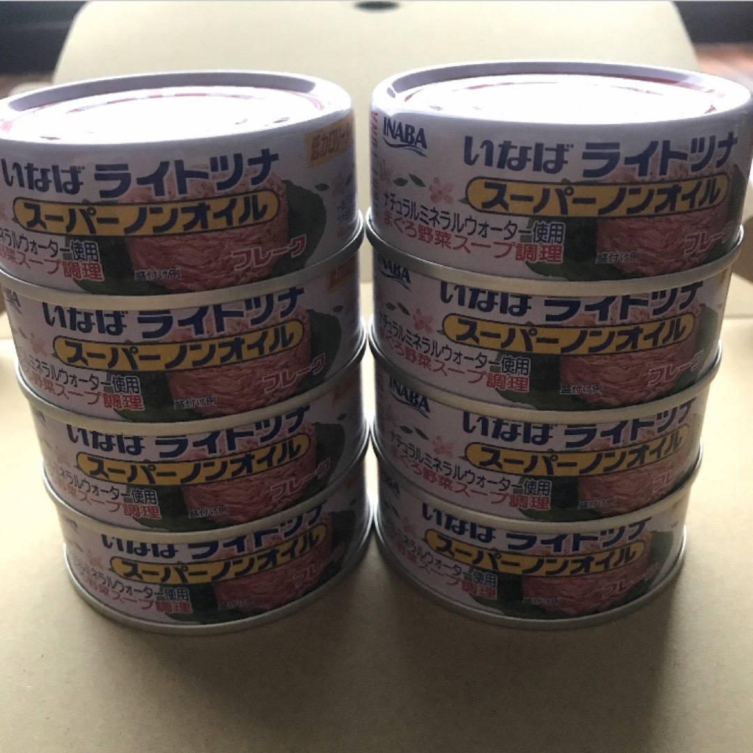 いなば　8缶の通販　colza's　ライトツナ　shop｜ラクマ　スーパーノンオイル　by
