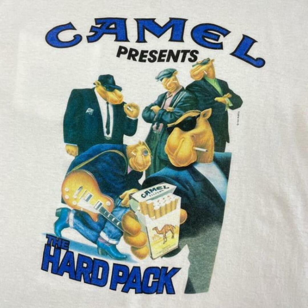 90年代 CAMEL THE HARD PACK キャメル タバコ ポケットTシャツ メンズXL