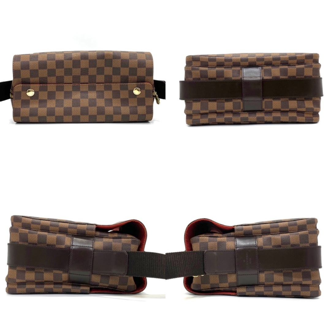 LOUIS VUITTON ルイヴィトン ショルダーバッグ ダミエ ナヴィグリオ 肩掛け 斜め掛け 鞄 かばん N45255    ブラウン 茶 ゴールド金具 レディース 人気【品】