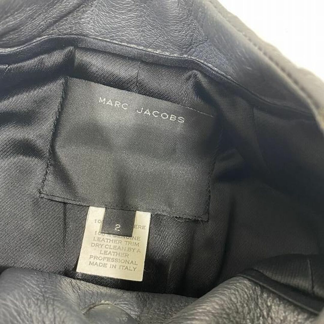 MARC JACOBS - マークジェイコブス カシミヤ 鹿革 ディアスキン ノー