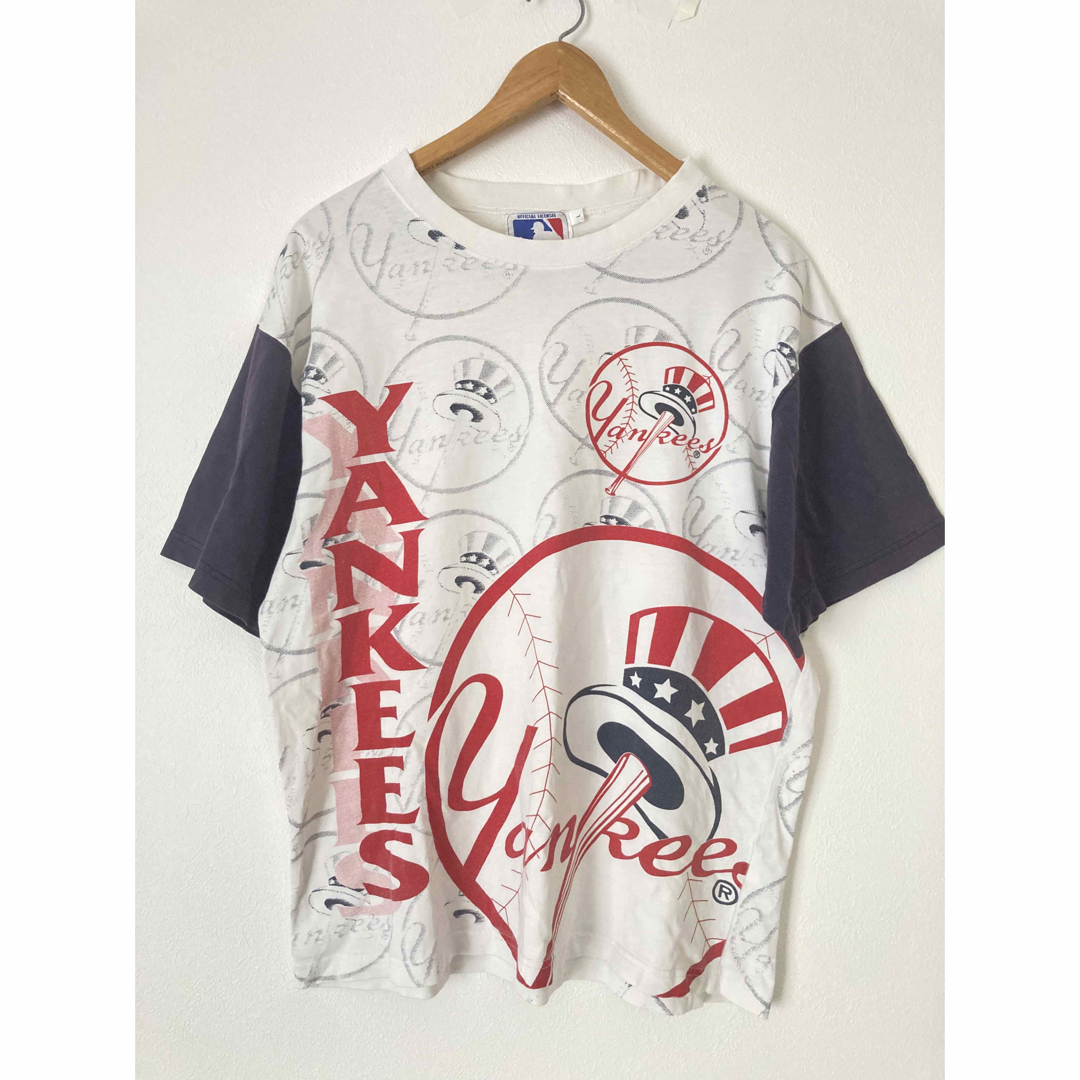 YANKEES ヤンキース　Tシャツ　総柄Tシャツ