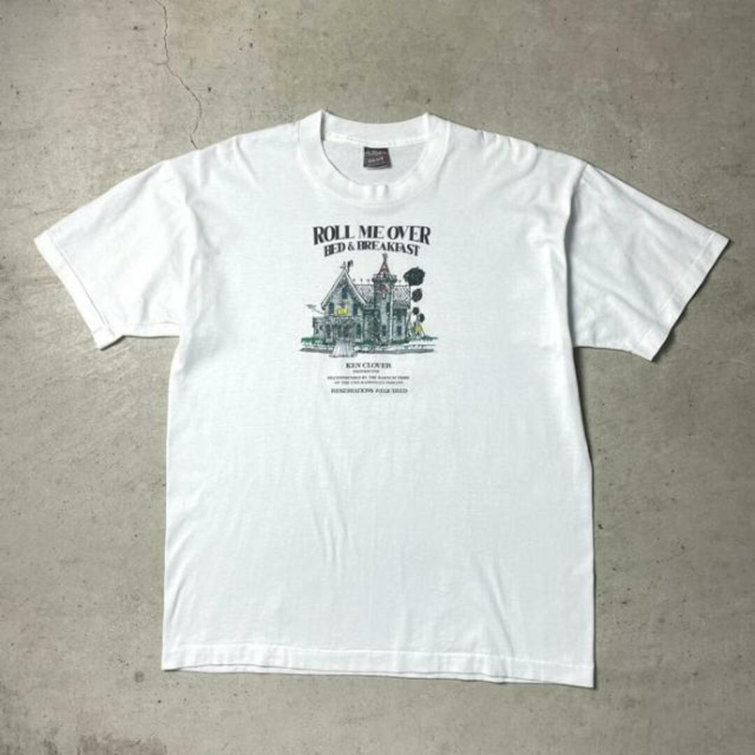 90年代 メッセージ アート プリントTシャツ メンズXL