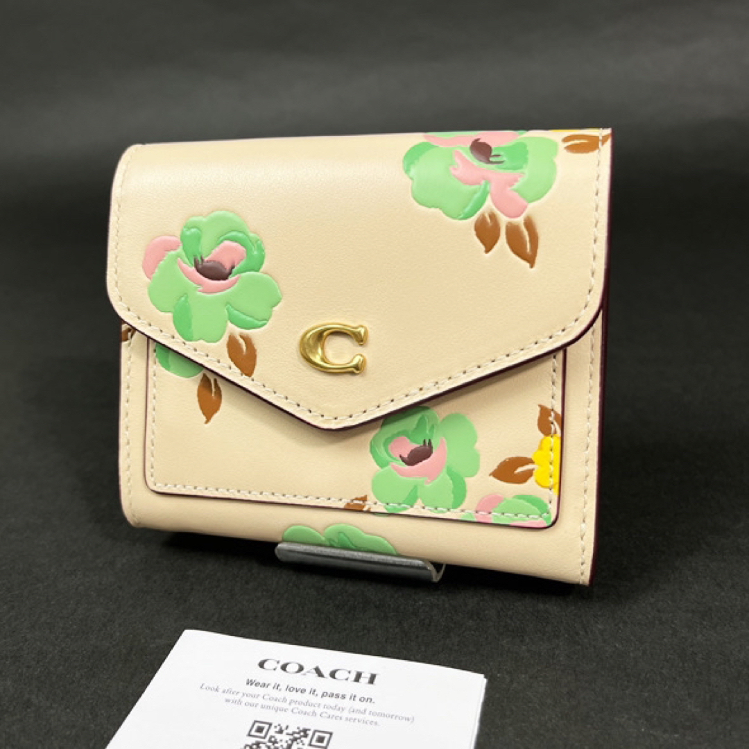 COACH ウィン スモール フローラル 三つ折り 財布 CI192 花柄 新品 | フリマアプリ ラクマ