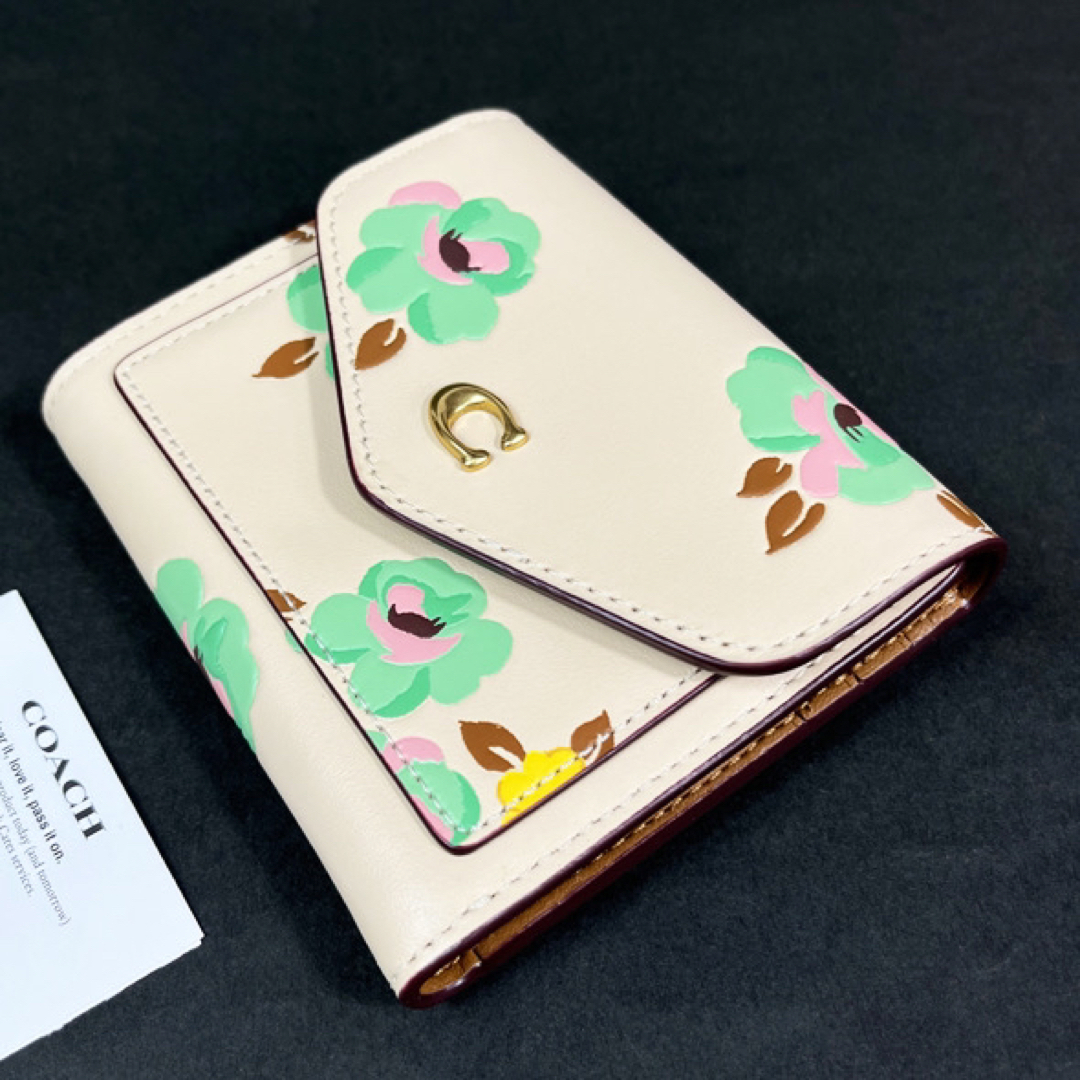 COACH ウィン スモール フローラル 三つ折り 財布 CI192 花柄 新品