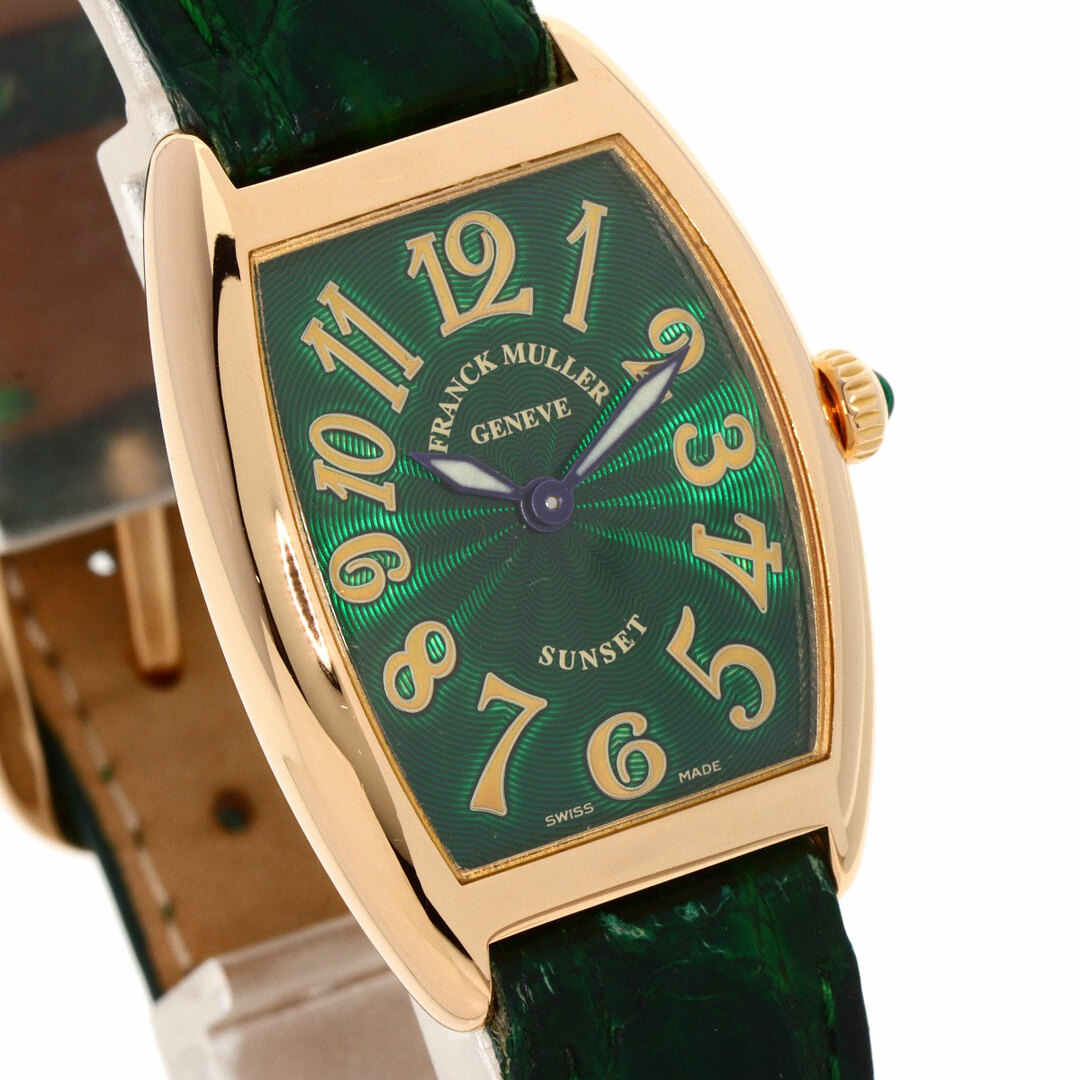 FRANCK MULLER(フランクミュラー)のFRANCK MULLER 1752 QZ SUN トノウ カーベックス 腕時計 K18PG 革 レディース レディースのファッション小物(腕時計)の商品写真