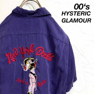 ヒステリックグラマー(HYSTERIC GLAMOUR)の00s HYSTERIC GLAMOUR ボーリングシャツ フェアリーグランジ(シャツ/ブラウス(半袖/袖なし))