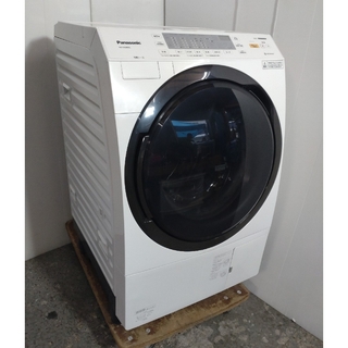 パナソニック(Panasonic)のドラム式洗濯機　パナソニック　ホワイトパネル　エコナビ　スピンダンシング(洗濯機)