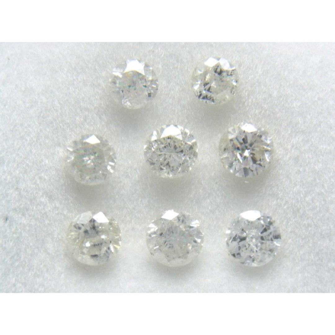 ミックスカラー系 SI~Iクラス 合計0.99ct 天然ダイヤルース-