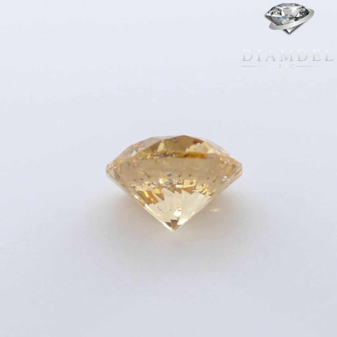 イェローダイヤモンドルース/F.ORANGY YELLOW/ 0.313 ct.