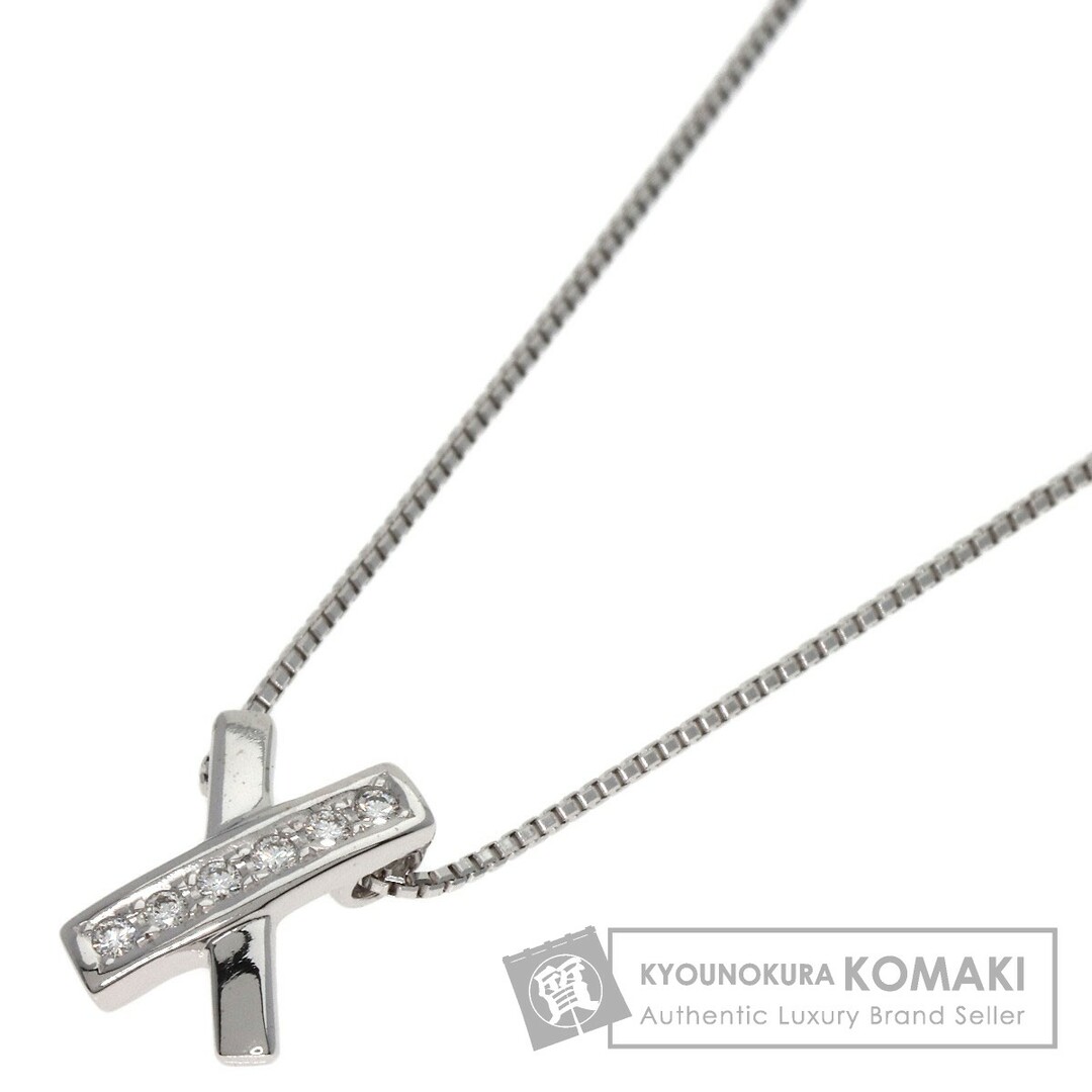 TASAKI ダイヤモンド ネックレス K18WG レディース