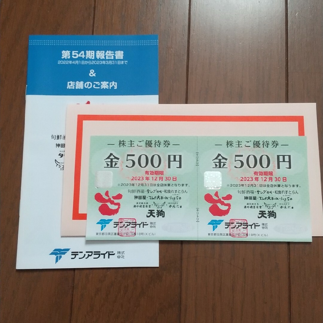 テンアライド食事券（10000円分）