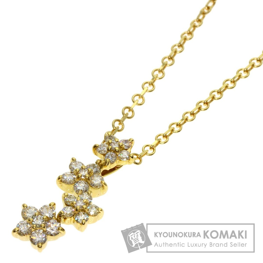 SELECT JEWELRY スターモチーフ ダイヤモンド ネックレス K18YG レディース