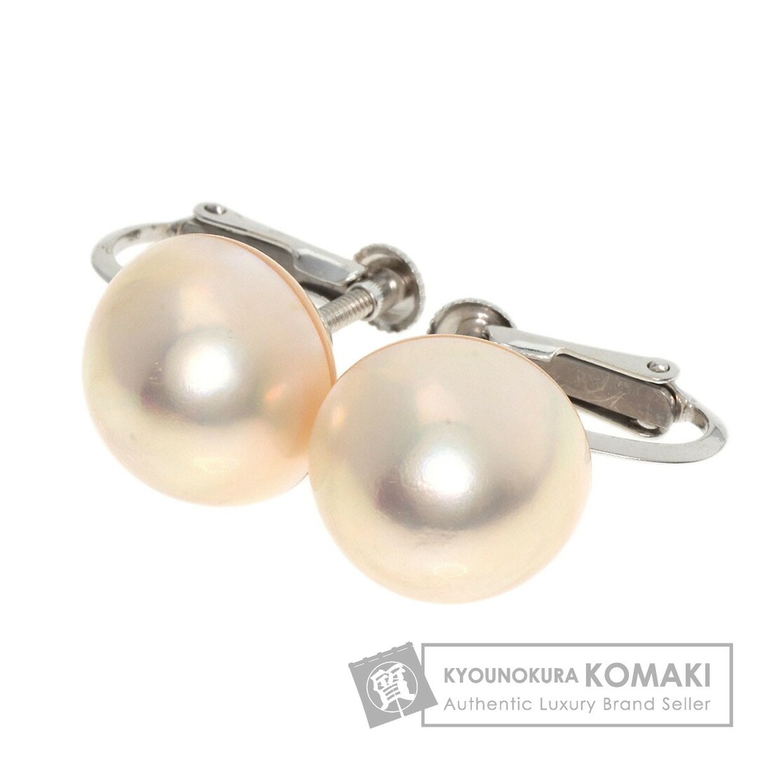 SELECT JEWELRY マベパール 真珠 イヤリング K14WG レディース