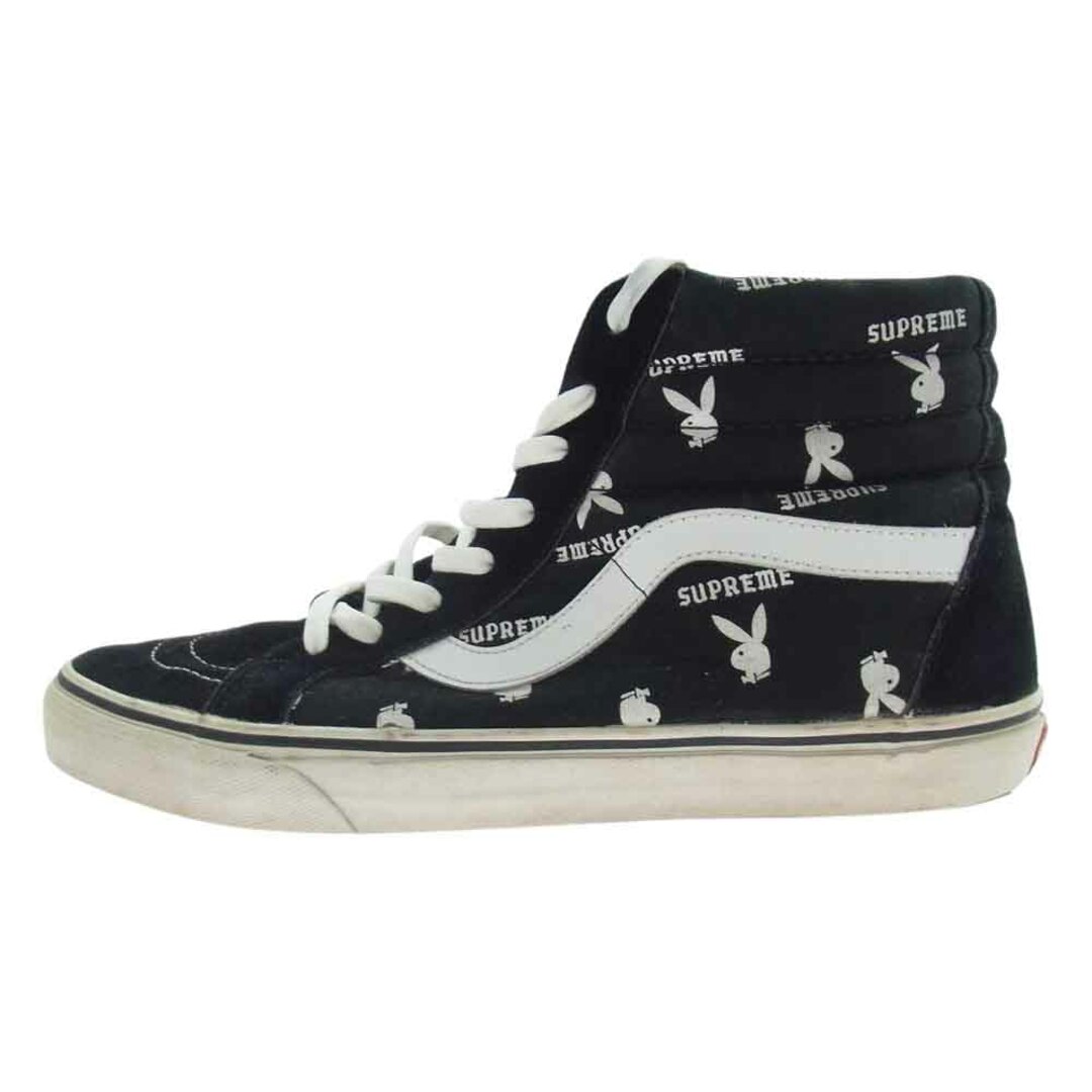 Supreme シュプリーム スニーカー 14SS  × VANS バンズ × PLAYBOY プレイボーイ SK8-HI REISSUE PRO スケート ハイカットスニーカー  ブラック系 29cm