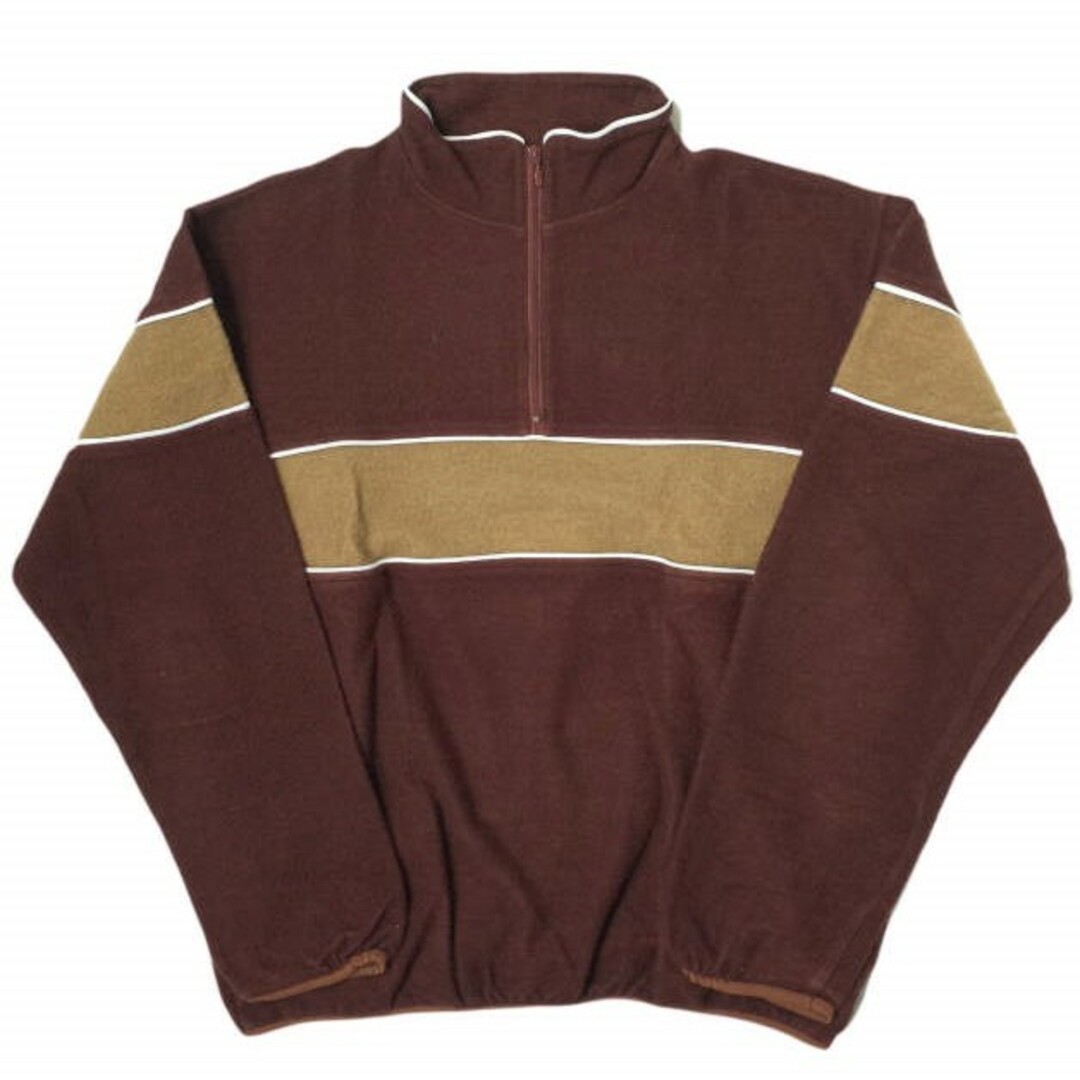 tone トーン 日本製 HALF ZIP WOOL SWEAT ハーフジップウールスウェット TO-AW17-CLS01 L BURGUNDY  トレーナー ライン プルオーバー トップス【中古】【tone】 | フリマアプリ ラクマ