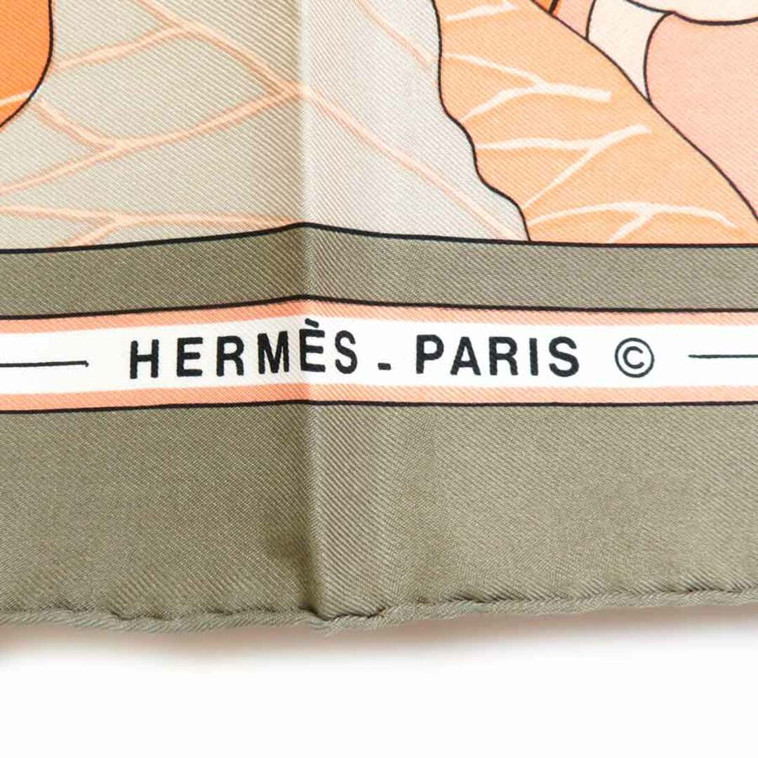 エルメス HERMES スカーフ カレ90 FLEURS DE LOTUS シルク マルチカラー レディース 送料無料 e56305j895cmx横
