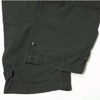COMOLI 22SS ブラック 6ポケットパンツ カーゴ V01-03012