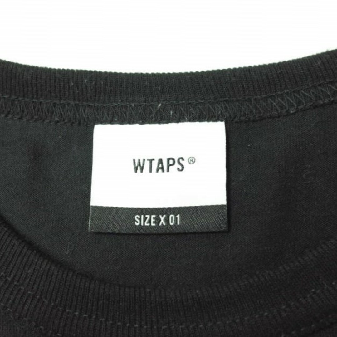 WTAPS ダブルタップス 19AW 日本製 ACADEMY SS / TEE. COPO アカデミー ロゴプリントTシャツ  192ATDT-CSM17 01(S) BLACK 半袖 トップス【中古】【WTAPS】