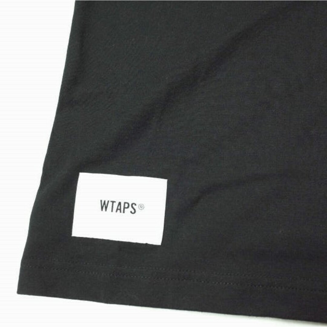 WTAPS ダブルタップス 19AW 日本製 ACADEMY SS / TEE. COPO アカデミー ロゴプリントTシャツ  192ATDT-CSM17 01(S) BLACK 半袖 トップス【中古】【WTAPS】