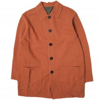 Cale カル 22SS 日本製 COTTON LINEN HALF COAT コットンリネンハーフコート C221U03C01 3 BROWN 鹿の子 カバーオール アウター【新古品】【中古】【Cale】(ステンカラーコート)