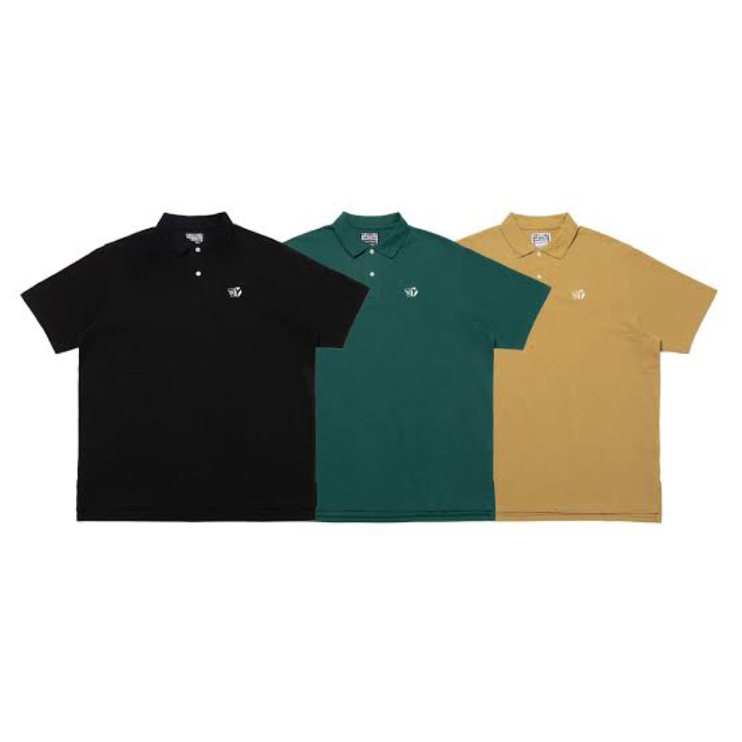 Wasted Youth BIG POLO SHIRT GREEN Lsize