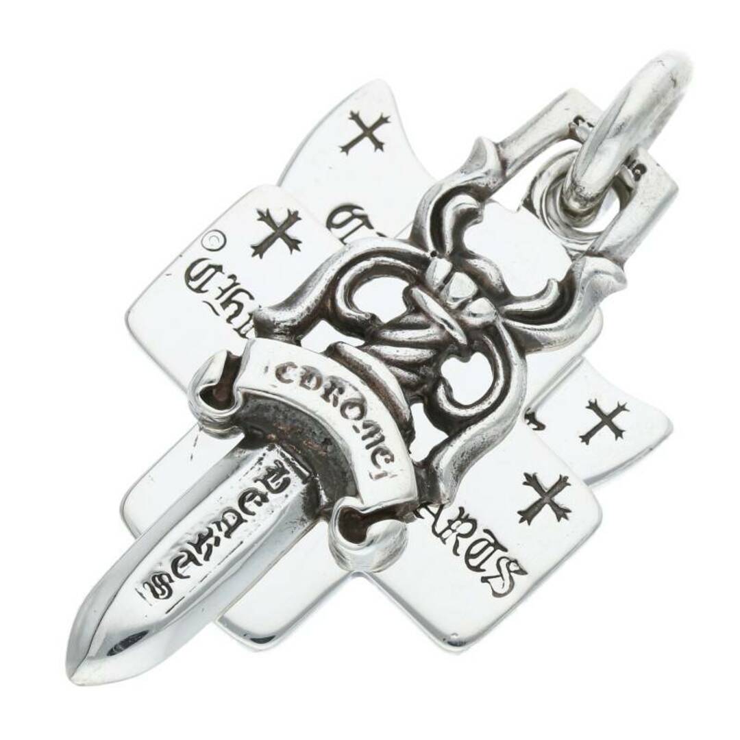 CHROME HEARTS クロムハーツ 3TRINKETS/スリートリンケッツペンダント シルバーネックレストップ