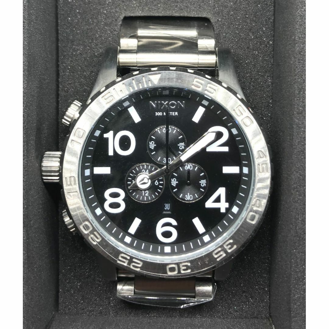 ニクソン NIXON 腕時計 クロノグラフ A083-000 シルバー ブラック-