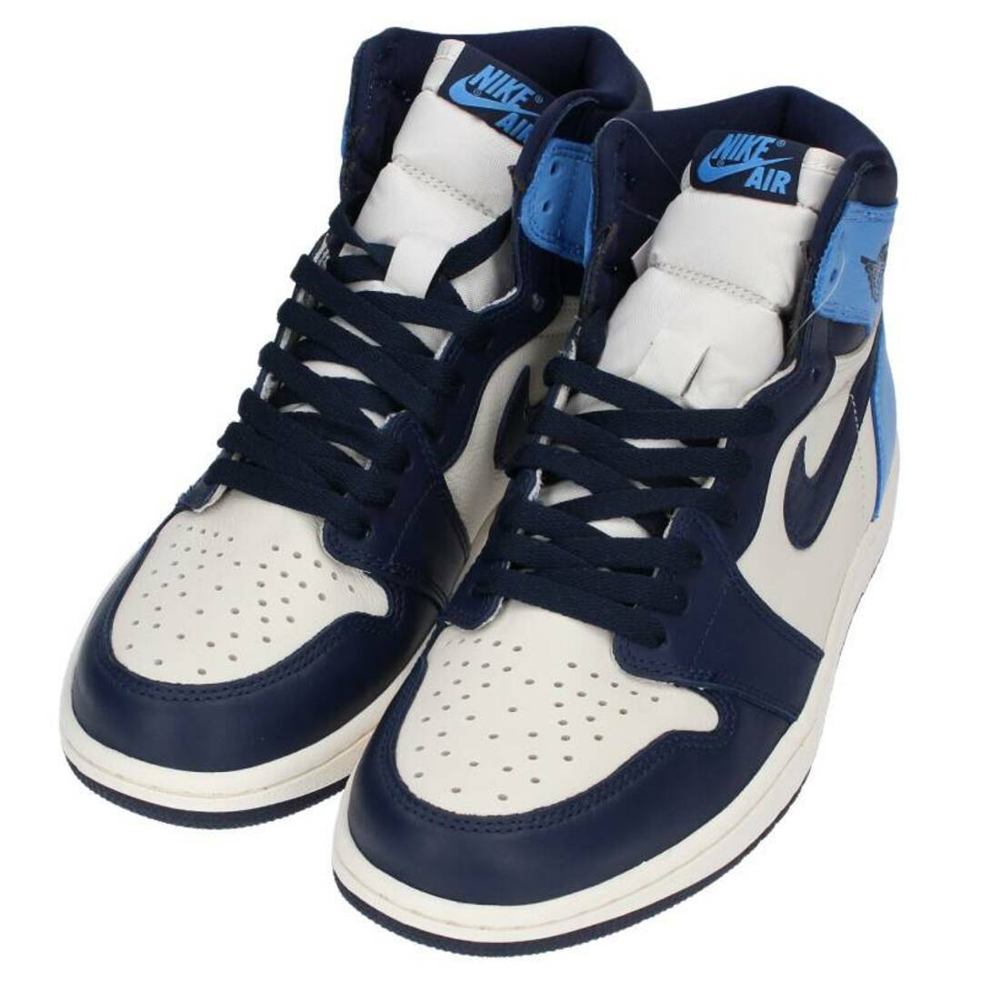 ナイキ AIR JORDAN 1 RETRO HIGH OG OBSIDIAN 555088-140  エアジョーダン1レトロハイオージーオブシディアンスニーカー メンズ 27cm