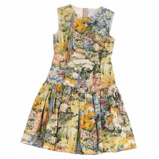 RED VALENTINO ロング　ワンピース　ニット　花柄　ブラック　XS