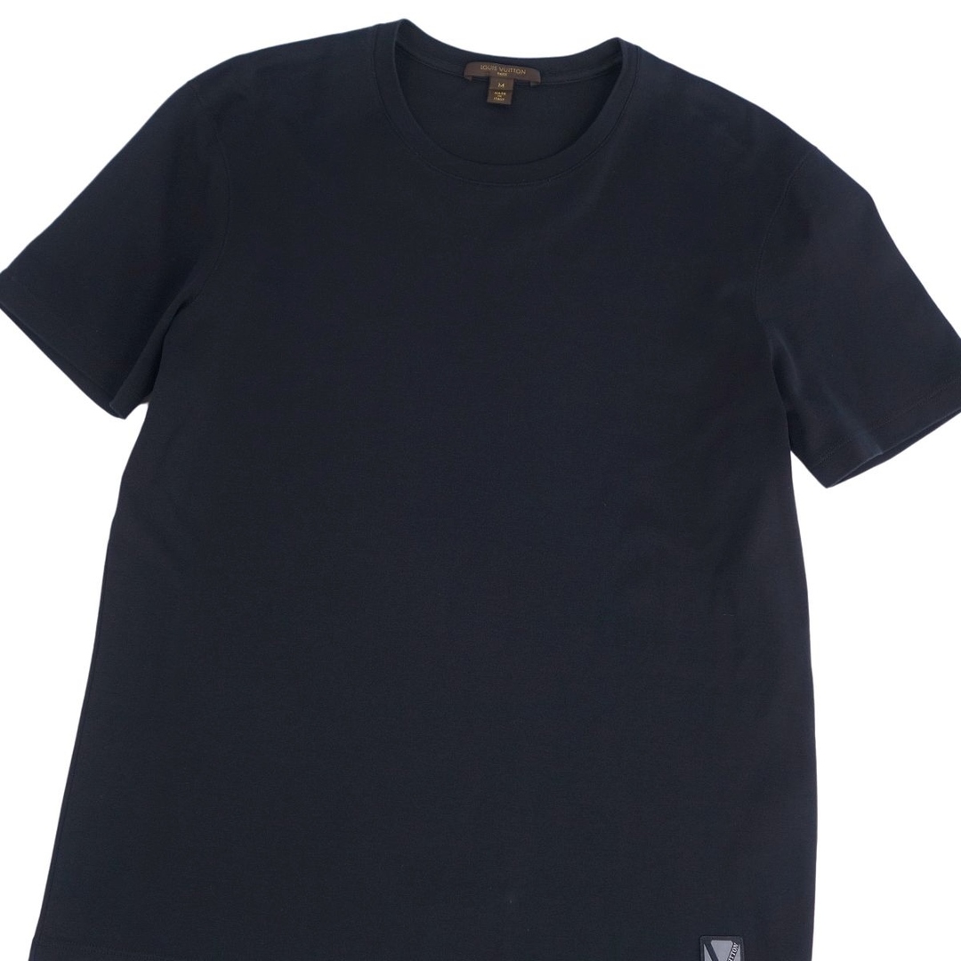 LOUIS VUITTON(ルイヴィトン)の美品 ルイヴィトン LOUIS VUITTON Tシャツ カットソー 半袖 ショートスリーブ ロゴ柄 トップス メンズ M ブラック メンズのトップス(Tシャツ/カットソー(半袖/袖なし))の商品写真