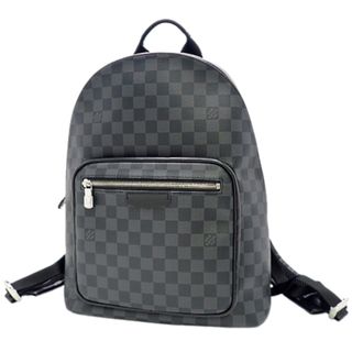 ルイヴィトン(LOUIS VUITTON)のルイ・ヴィトンリュック・バックパック ジョッシュ NV ダミエグラフィットキャンバス ブラック黒 グレー灰 40802065098(バッグパック/リュック)