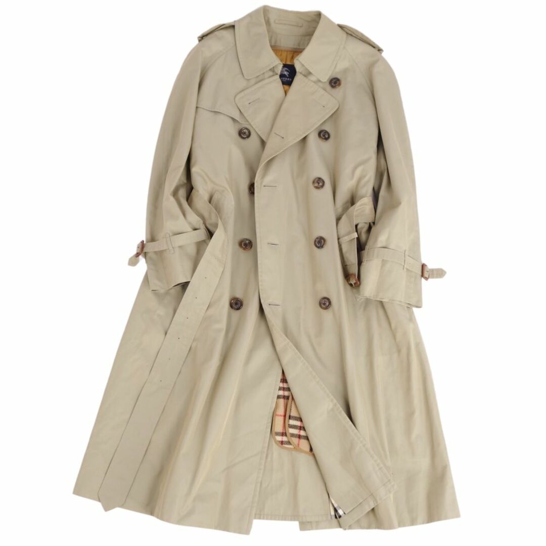 バーバリー ロンドン BURBERRY LONDON コート ライナー付き トレンチコート コットン100％ アウター メンズ  94-175-6(M相当) ベージュカーキ