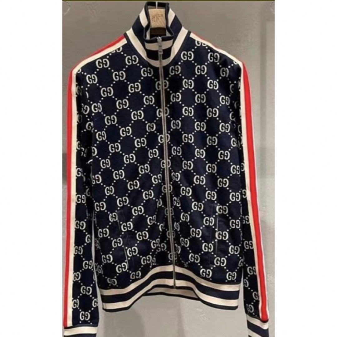 Gucci - GUCCI GGジャカード コットン ジャケット正規品ジャージL