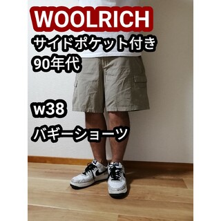 ウールリッチ(WOOLRICH)の90s ウールリッチ ハーフパンツ カーゴパンツ ショートパンツ 短パン w38(ショートパンツ)
