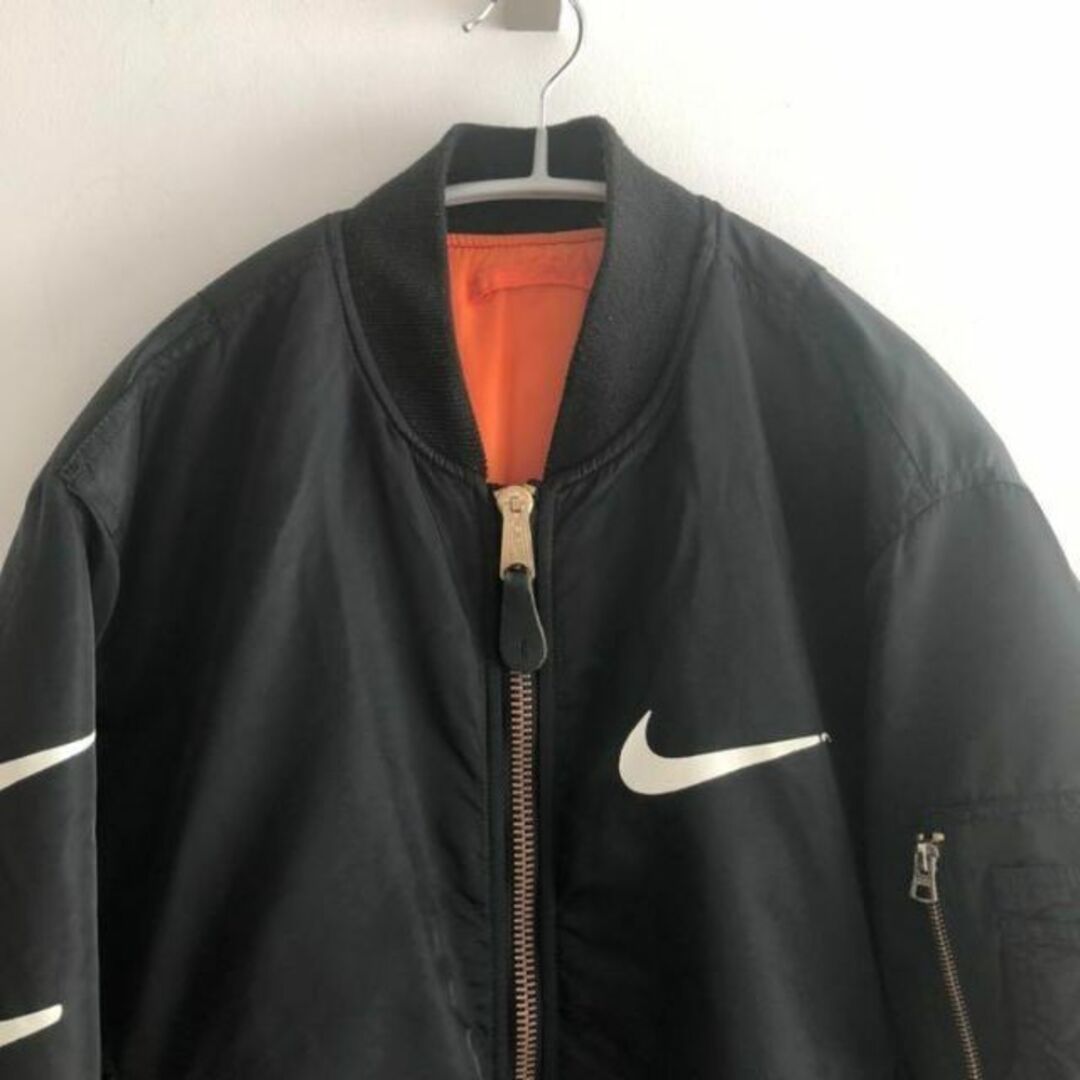 NIKE×ALPHA INDUSTRIES MA-1ブルゾン ナイキブラック