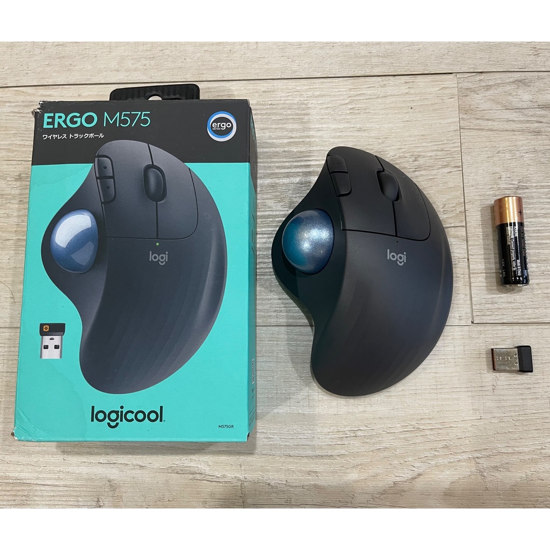 Logicool ワイヤレス トラックボールマウス M575GRの通販 by Chuko's ...