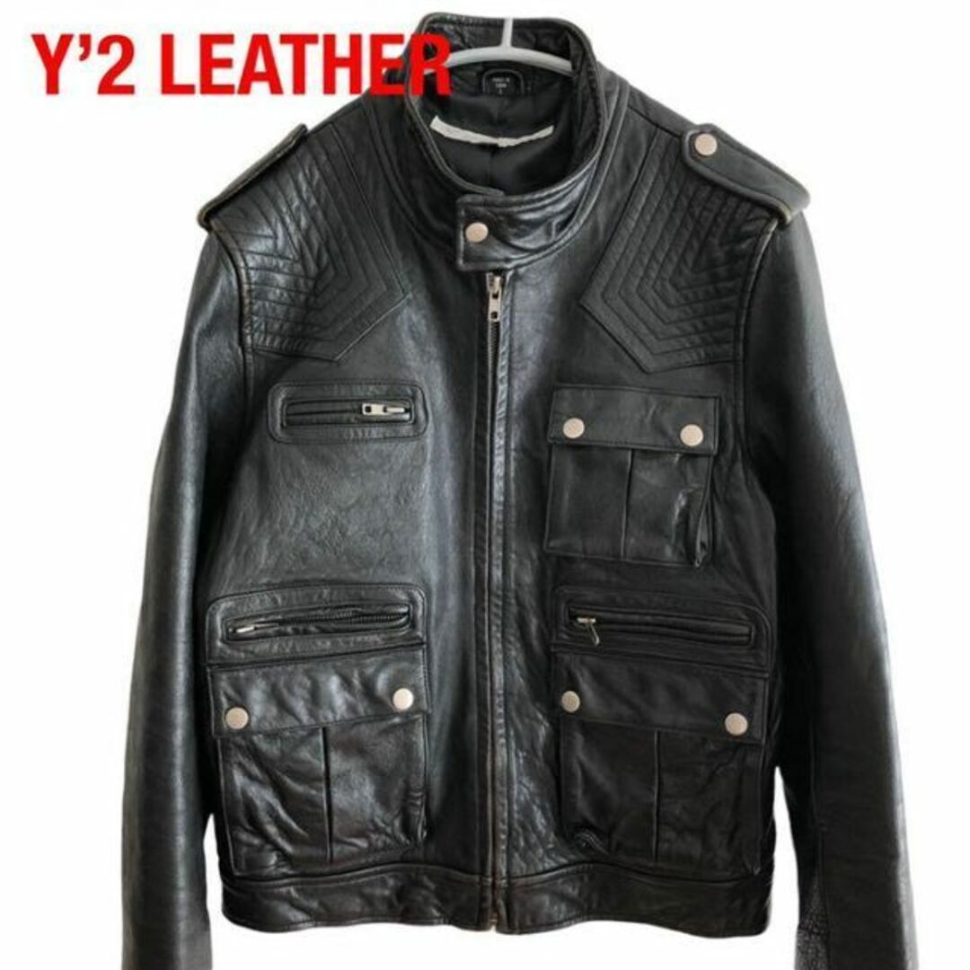 Y’2 LEATHER ライダースジャケット　レザージャケット　Y2レザー