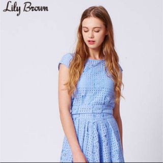 リリーブラウン(Lily Brown)のLily Brownバックリボントップス♡(カットソー(半袖/袖なし))