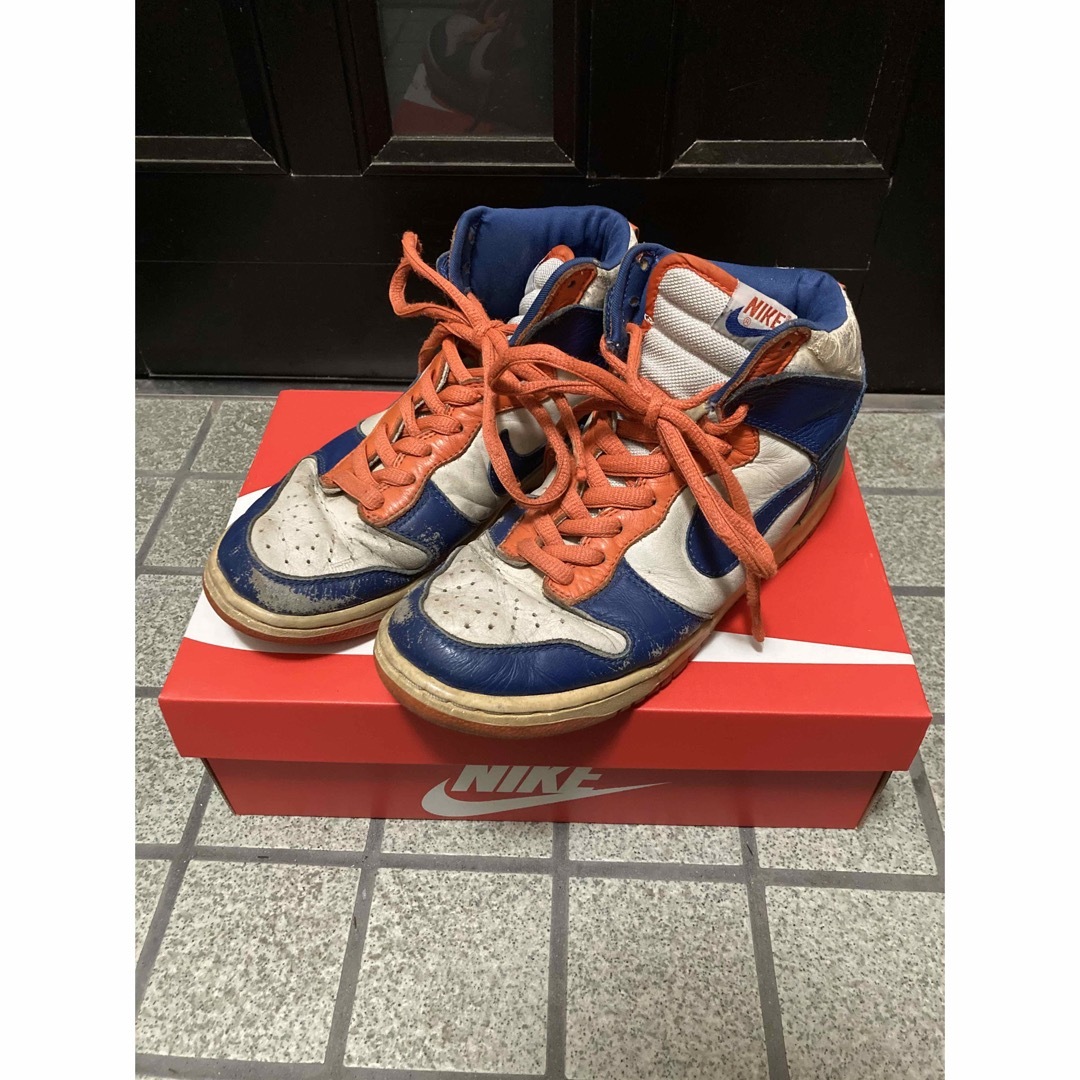 NIKE - 希少 レアカラー NIKE DUNK ダンクハイ オレンジの通販 by