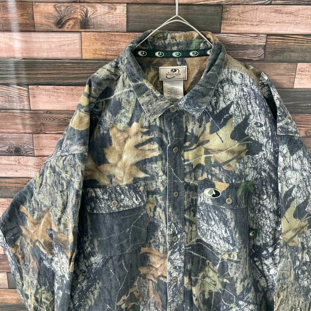 MOSSY OAK リアルツリー ハンティング ボタンダウンシャツ