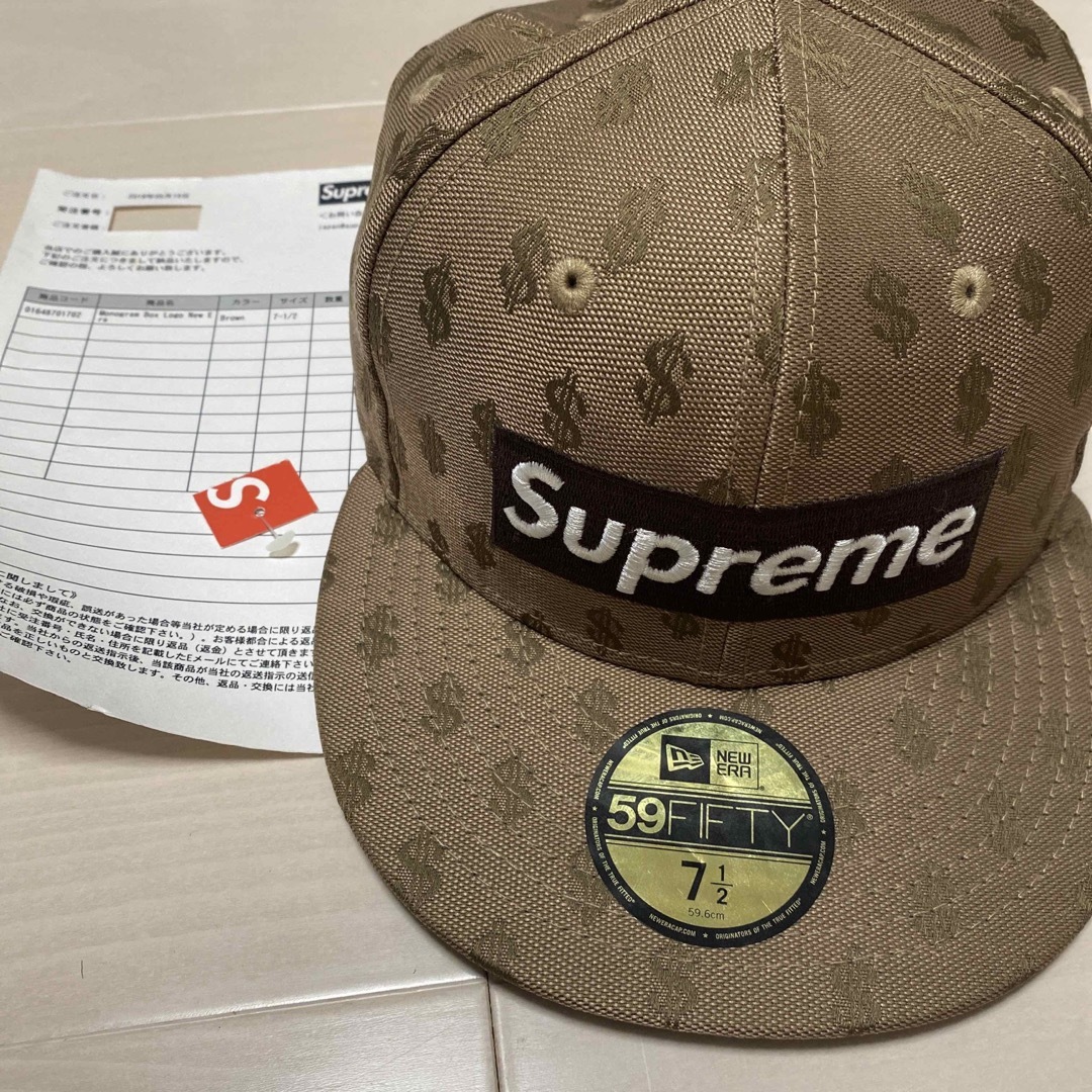 Supreme(シュプリーム)のsupremeニューエラキャップsize59.6㌢ メンズの帽子(キャップ)の商品写真